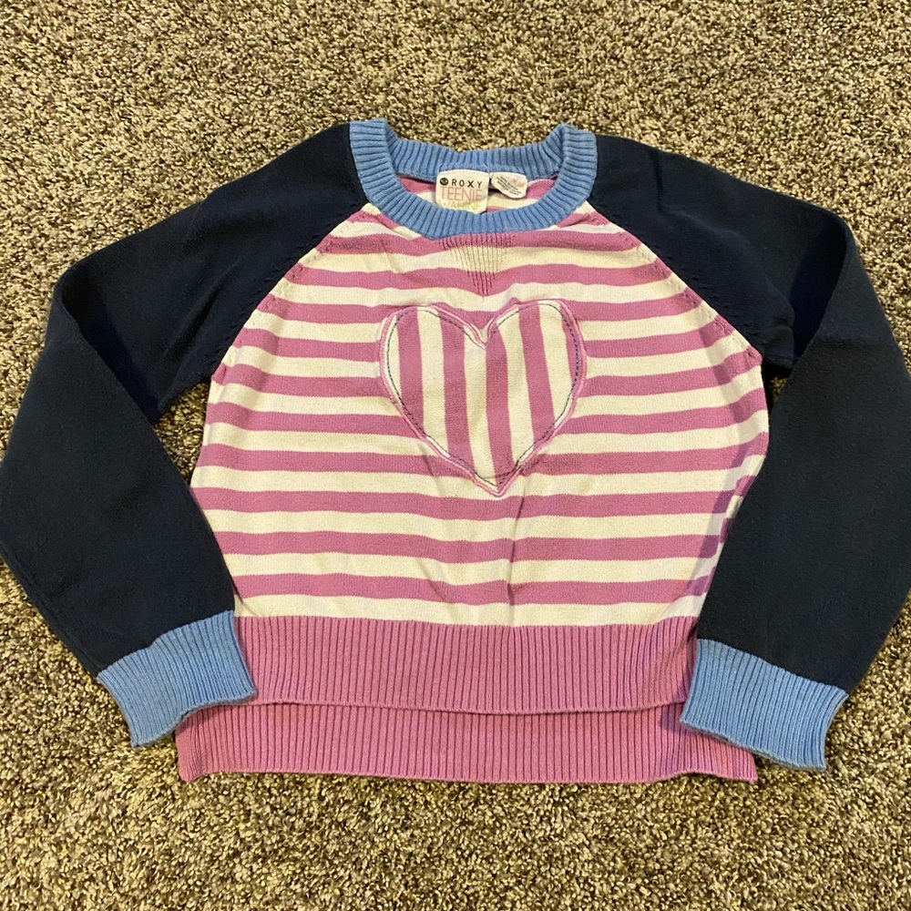 Roxy Teenie Wahine Girls Sz 5 Sweater